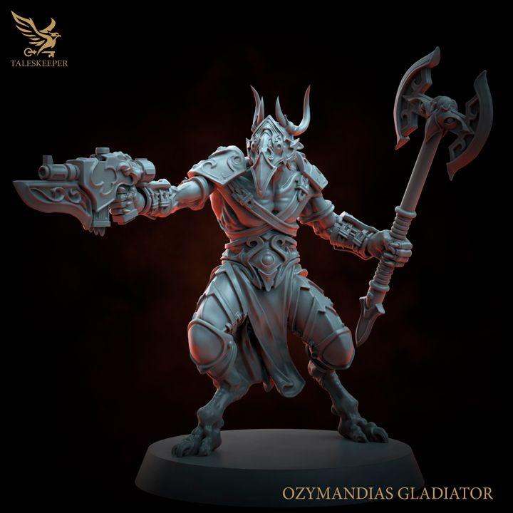 Ozymandias Gladiators Warband 2 - 32mm Resin Miniatures - Grimdark Tabletop Wargame Army - RPG Mini Set DnD