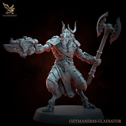 Ozymandias Gladiators Warband 2 - 32mm Resin Miniatures - Grimdark Tabletop Wargame Army - RPG Mini Set DnD