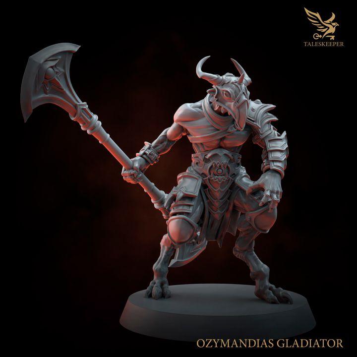 Ozymandias Gladiators Warband 2 - 32mm Resin Miniatures - Grimdark Tabletop Wargame Army - RPG Mini Set DnD
