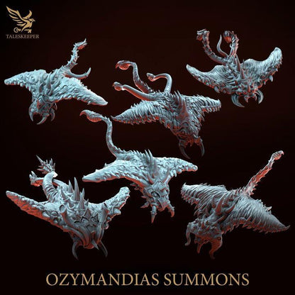 Ozymandias Summons - 32mm Resin Miniatures - Grimdark Tabletop Wrgame Army - RPG Mini Set DnD