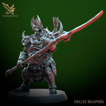 Decay Reapers - 32mm Resin Miniatures - Grimdark Tabletop Wrgame Army - RPG Mini Set DnD