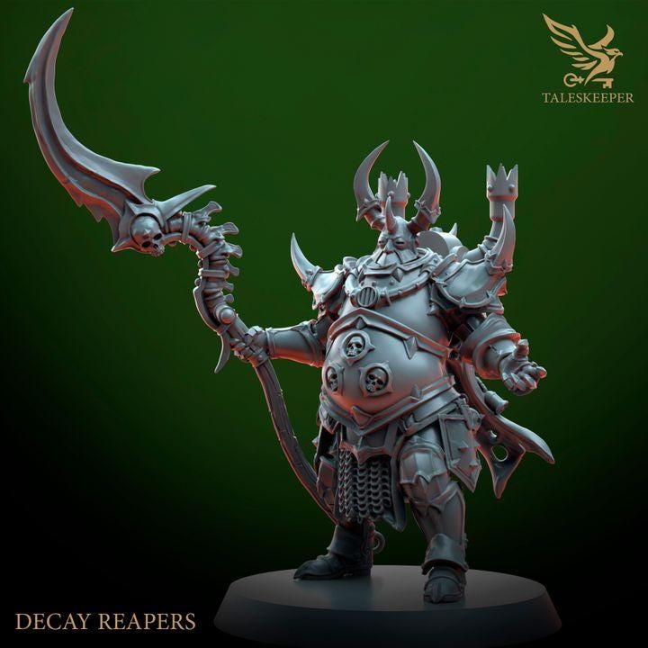 Decay Reapers - 32mm Resin Miniatures - Grimdark Tabletop Wrgame Army - RPG Mini Set DnD