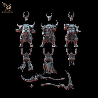 Decay Reapers - 32mm Resin Miniatures - Grimdark Tabletop Wrgame Army - RPG Mini Set DnD