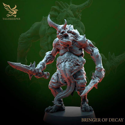 Bringers of Decay A - 32mm Resin Miniatures - Grimdark Tabletop Wrgame Army - RPG Mini Set DnD