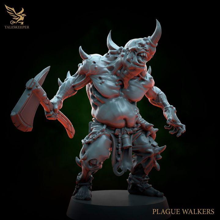 Plague Walkers - 32mm Resin Miniatures - Grimdark Tabletop Wargame Army - RPG Mini Set DnD