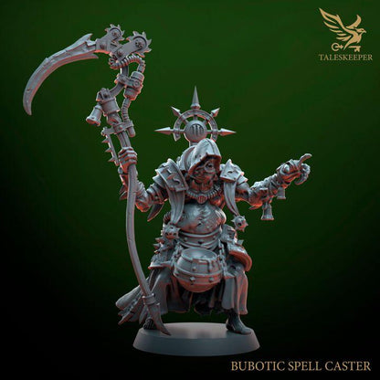 Decay Bubotic Spell Caster - 32mm Resin Miniatures - Grimdark Tabletop Wrgame Army - RPG Mini Set DnD