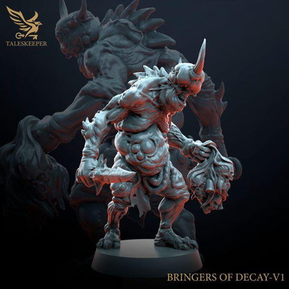 Bringers of Decay B - 32mm Resin Miniatures - Grimdark Tabletop Wrgame Army - RPG Mini Set DnD