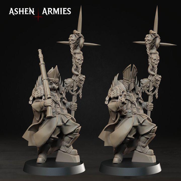 Grimdark Trench Priest Apokalypse – Resin Miniature Proxy Multi Kit
