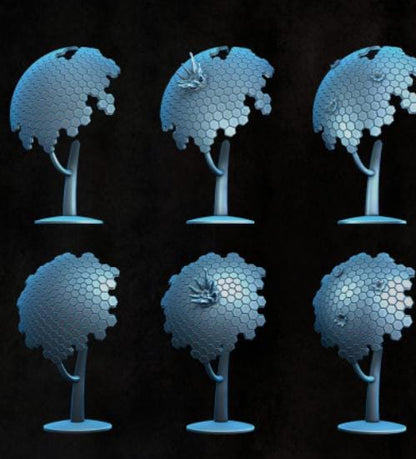 Grimdark Sci Fi Force Fields –  Bit Pack Set Proxy Miniatures for Tabletop Wargaming