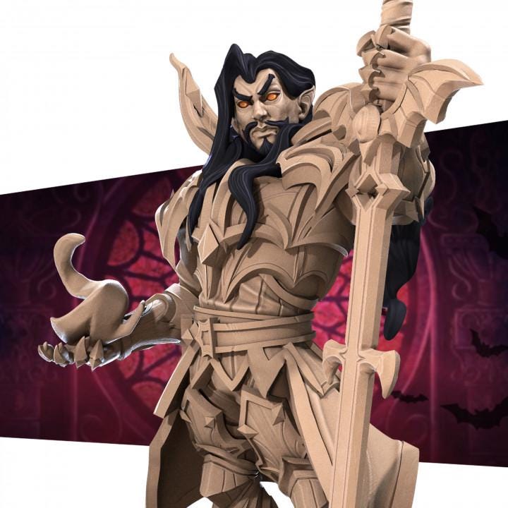 Villian Bundle Vampires - Fantasy RPG Character(6 Miniatures) - Tabletop RPG Mini - 32mm Resin Miniature - Iconic Heroes