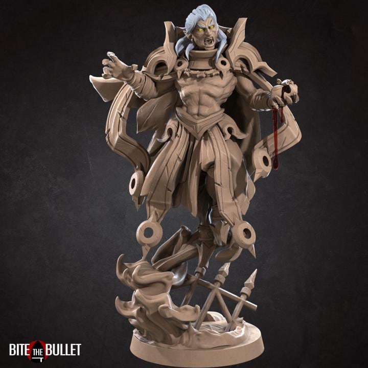 Villian Bundle Vampires - Fantasy RPG Character(6 Miniatures) - Tabletop RPG Mini - 32mm Resin Miniature - Iconic Heroes