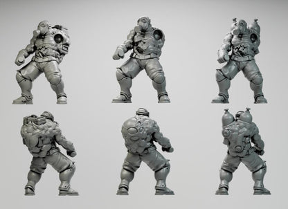 Grimdark Plague Knight Proxy Miniatures Range – 32mm Resin Wargaming Models