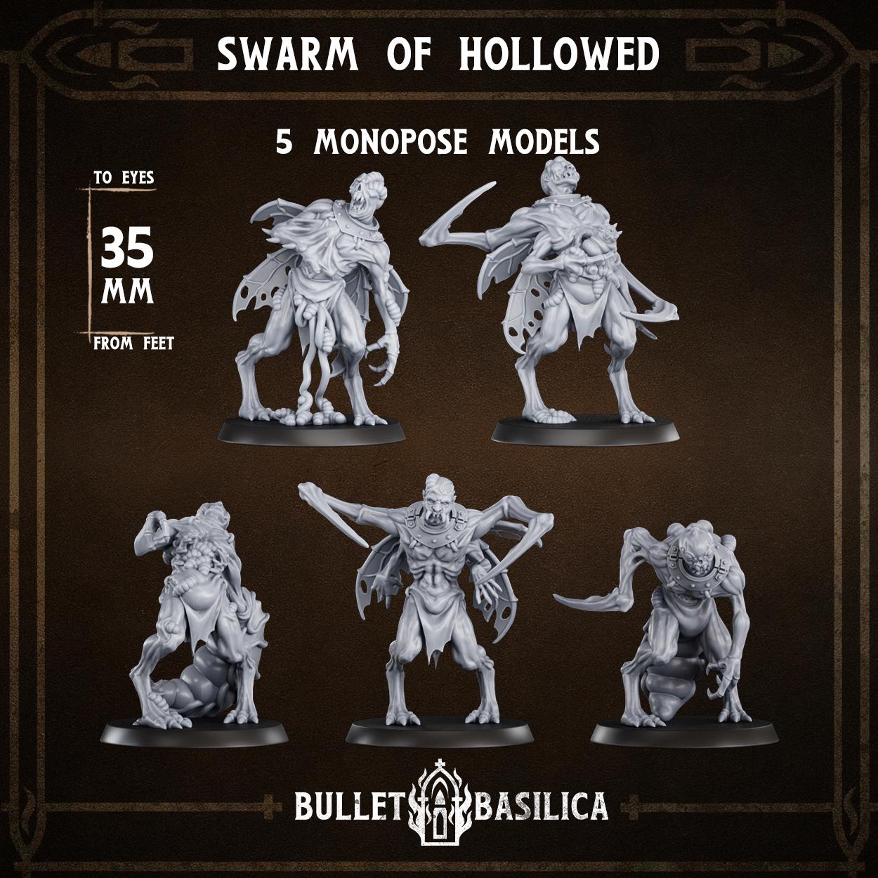 Grimdark Trench Warfare Thrall Infantry Proxy Set – Resin Wargaming Miniatures