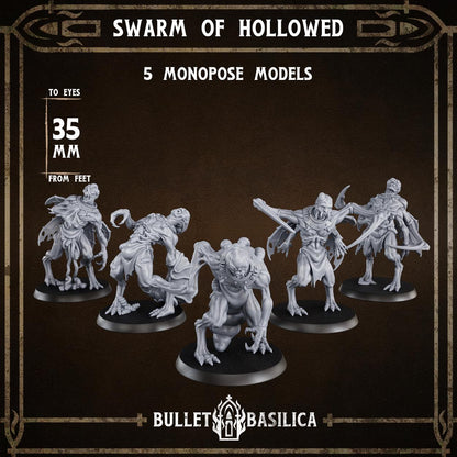 Grimdark Trench Warfare Thrall Infantry Proxy Set – Resin Wargaming Miniatures