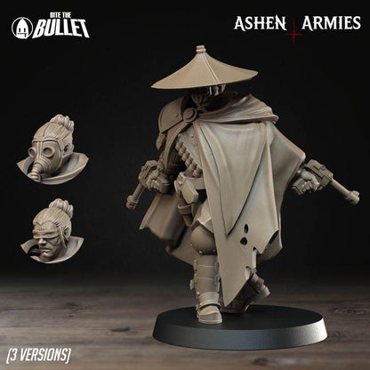 Grimdark Trench Warfare Proxy Miniatures – Shogunate Infantry & Support Set – 32mm Resin Warband