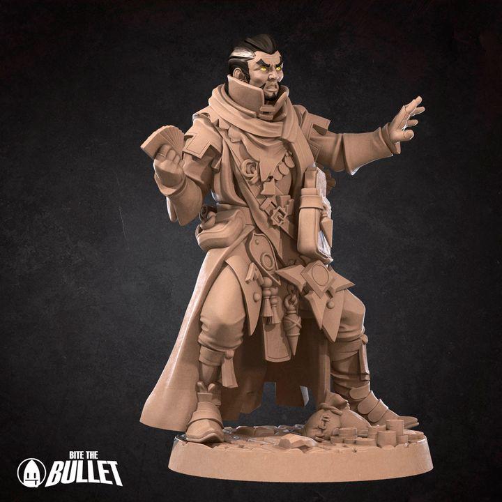 Human Medium Miniature - Fantasy RPG Character - Tabletop RPG Mini - 32mm Resin Miniature - Sorceres Wizard Mini