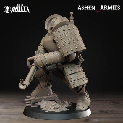 Trench Crusade Compatibel - Shogunate Heavy Mechanized Infanterie- Warfare Proxy Miniatures – 32mm Resin Grimdark Miniature
