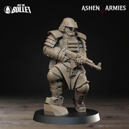 Trench Crusade Compatibel - Shogunate Combat Engineer (6 Miniatures) - Warfare Proxy Miniatures – 32mm Resin Grimdark Miniature