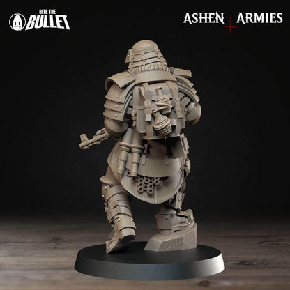 Trench Crusade Compatibel - Shogunate Combat Engineer (6 Miniatures) - Warfare Proxy Miniatures – 32mm Resin Grimdark Miniature