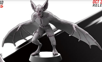 Weird War Infantry Squad – Vampiric Werebat Mutants A (3 Miniatures) – 28mm Sci-Fi WWII Tabletop Proxies