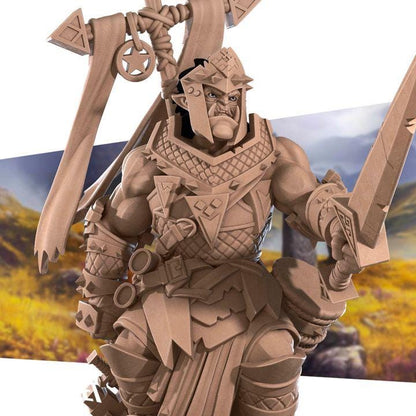 Hero Bundle B - Fantasy RPG Character(12 Miniatures) - Tabletop RPG Mini - 32mm Resin Miniature - Iconic Heroes