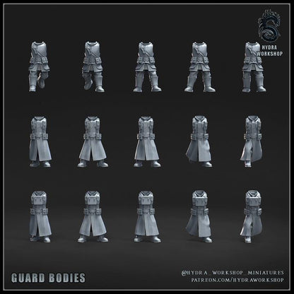 Grimdark Guard Bit Set –  Bit Pack Set Proxy Miniatures for Tabletop Wargaming
