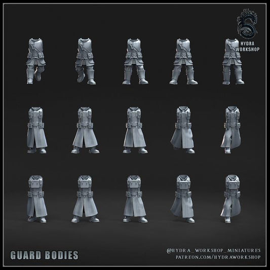 Grimdark Guard Bit Set –  Bit Pack Set Proxy Miniatures for Tabletop Wargaming