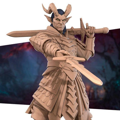 Hero Bundle E - Fantasy RPG Character(13 Miniatures) - Tabletop RPG Mini - 32mm Resin Miniature - Iconic Heroes