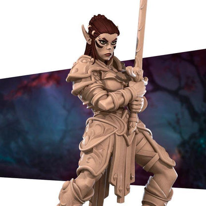 Hero Bundle E - Fantasy RPG Character(13 Miniatures) - Tabletop RPG Mini - 32mm Resin Miniature - Iconic Heroes