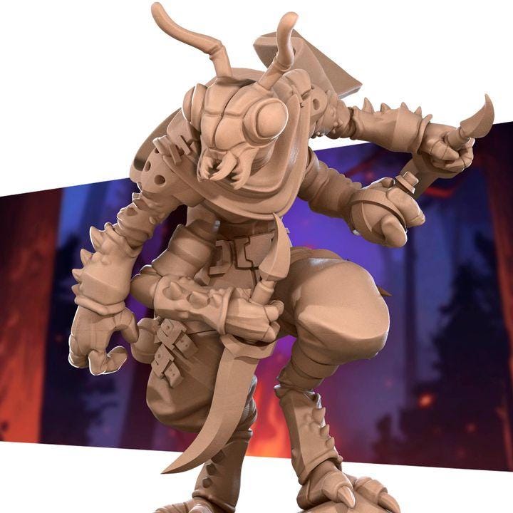 Hero Bundle F - Fantasy RPG Character(14 Miniatures) - Tabletop RPG Mini - 32mm Resin Miniature - Iconic Heroes