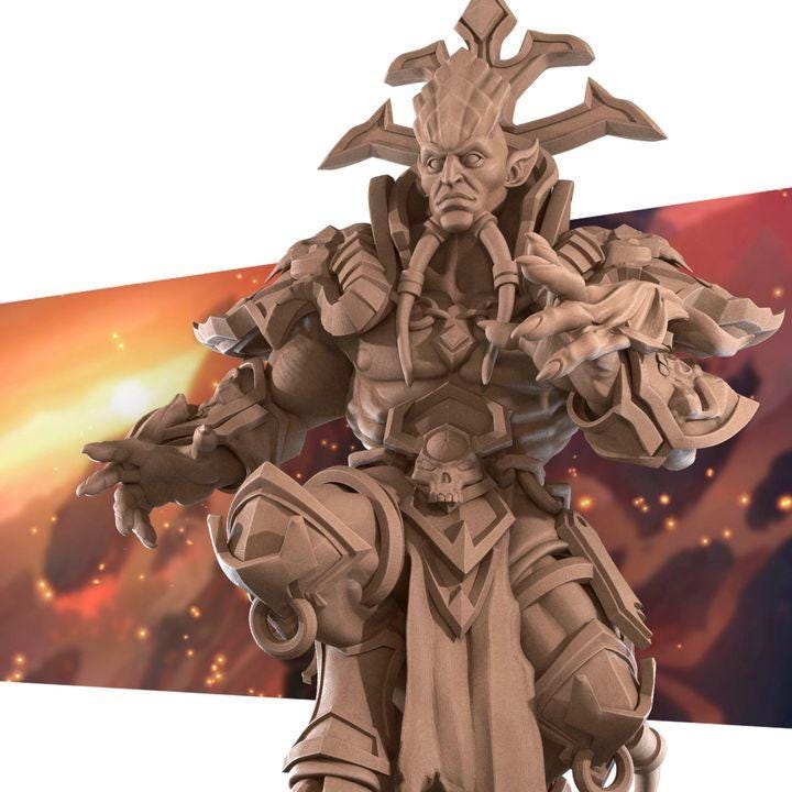 Hero Bundle I - Fantasy RPG Character(13 Miniatures) - Tabletop RPG Mini - 32mm Resin Miniature - Iconic Heroes