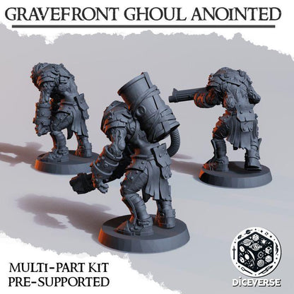 Grimdark Armored Zealots B Proxy Miniatures – 32mm Resin Wargaming Models