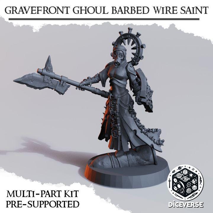 Grimdark Trench Proxy Miniatures – Ghoul Barbed Wire