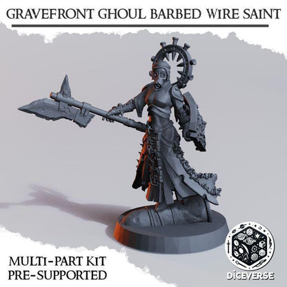 Grimdark Trench Proxy Miniatures – Ghoul Barbed Wire