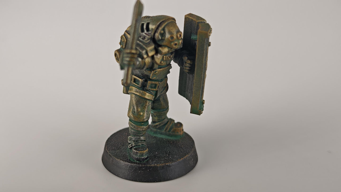 25mm Wargaming Bases Magnet Ready - Tabletop Miniature Bases with Magnet Holes - Round Bases for War Gaming Armies