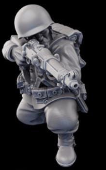 Weird War Infantry Squad – USMC Riflemen Trooper (5 Miniatures) – 28mm Sci-Fi WWII Tabletop Proxies