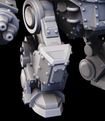 Weird War USMC – Heavy Assault Walker – 28mm Sci-Fi WWII Tabletop Proxies