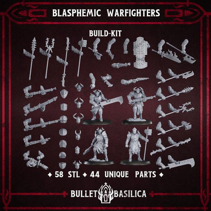 Grimdark Trench Proxy Miniature – Hell Soldier – Multipart Kit - Tabletop Figure