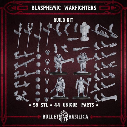 Grimdark Trench Proxy Miniature – Hell Soldier – Multipart Kit - Tabletop Figure