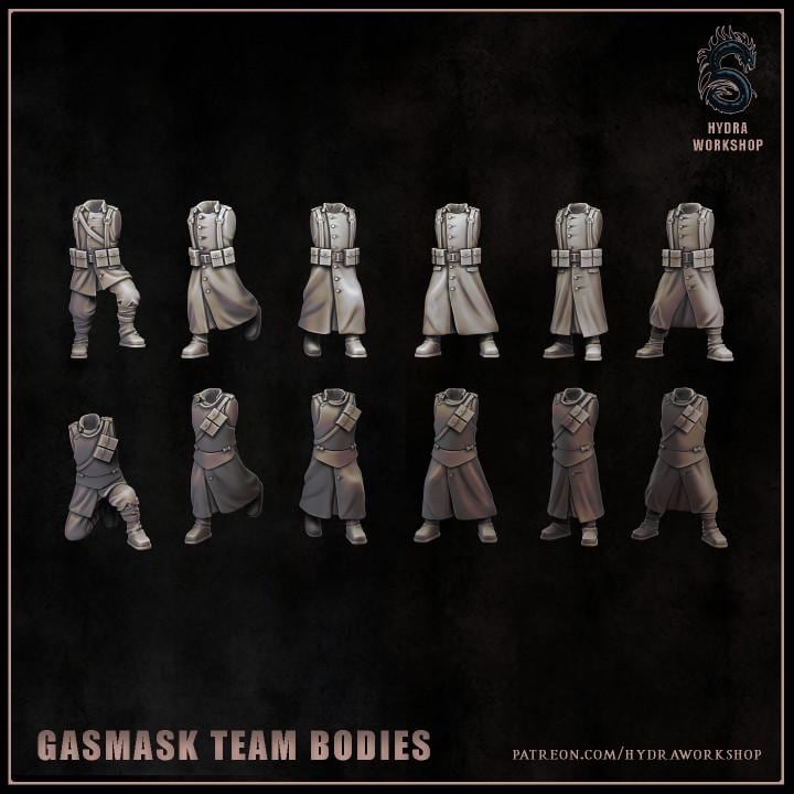 Grimdark Guard Body Bit Set –  Bit Pack Set Proxy Miniatures for Tabletop Wargaming