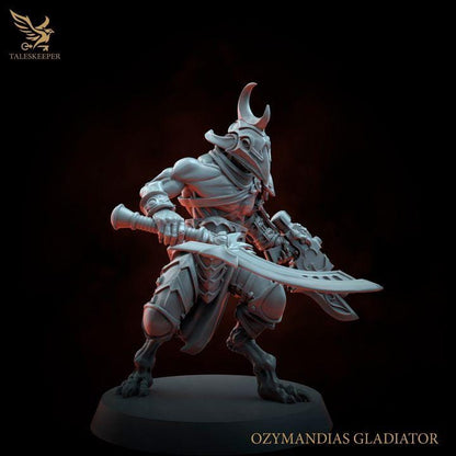 Ozymandias Gladiators Warband - 32mm Resin Miniatures - Grimdark Tabletop Wrgame Army - RPG Mini Set DnD