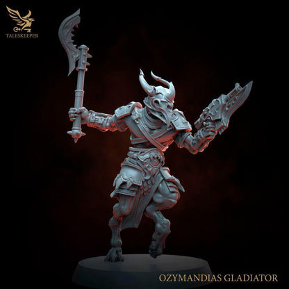 Ozymandias Gladiators Warband - 32mm Resin Miniatures - Grimdark Tabletop Wrgame Army - RPG Mini Set DnD