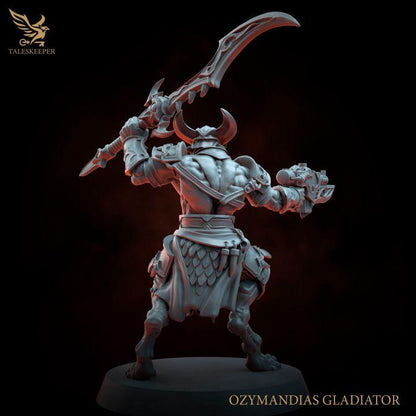Ozymandias Gladiators Warband - 32mm Resin Miniatures - Grimdark Tabletop Wrgame Army - RPG Mini Set DnD