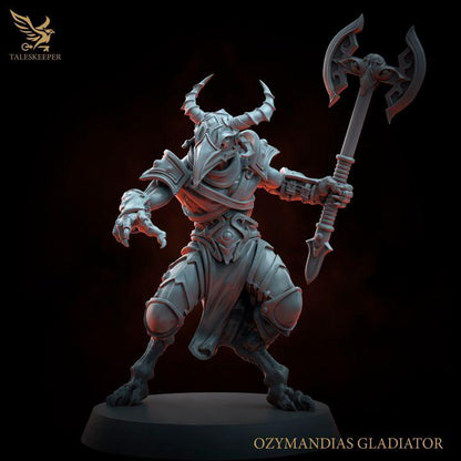 Ozymandias Gladiators Warband - 32mm Resin Miniatures - Grimdark Tabletop Wrgame Army - RPG Mini Set DnD