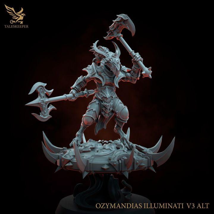 Ozymandias Illuminati - 32mm Resin Miniatures - Grimdark Tabletop Wrgame Army - RPG Mini Set DnD