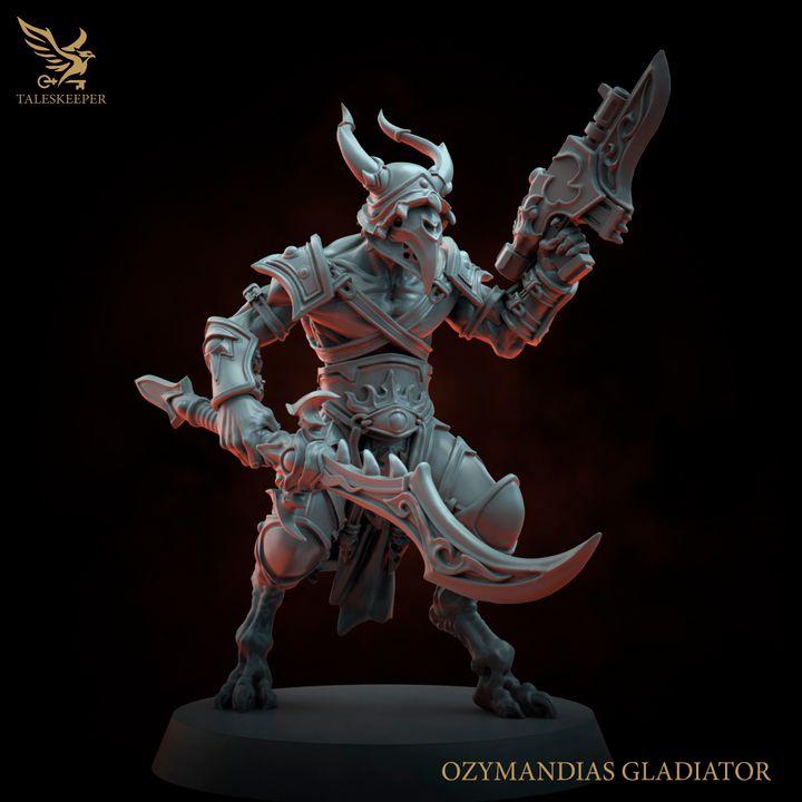 Ozymandias Gladiators Warband 2 - 32mm Resin Miniatures - Grimdark Tabletop Wargame Army - RPG Mini Set DnD