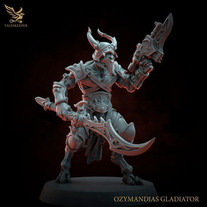 Ozymandias Gladiators Warband 2 - 32mm Resin Miniatures - Grimdark Tabletop Wargame Army - RPG Mini Set DnD