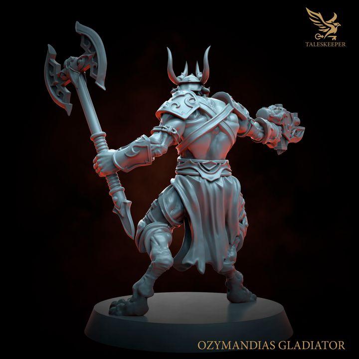 Ozymandias Gladiators Warband 2 - 32mm Resin Miniatures - Grimdark Tabletop Wargame Army - RPG Mini Set DnD