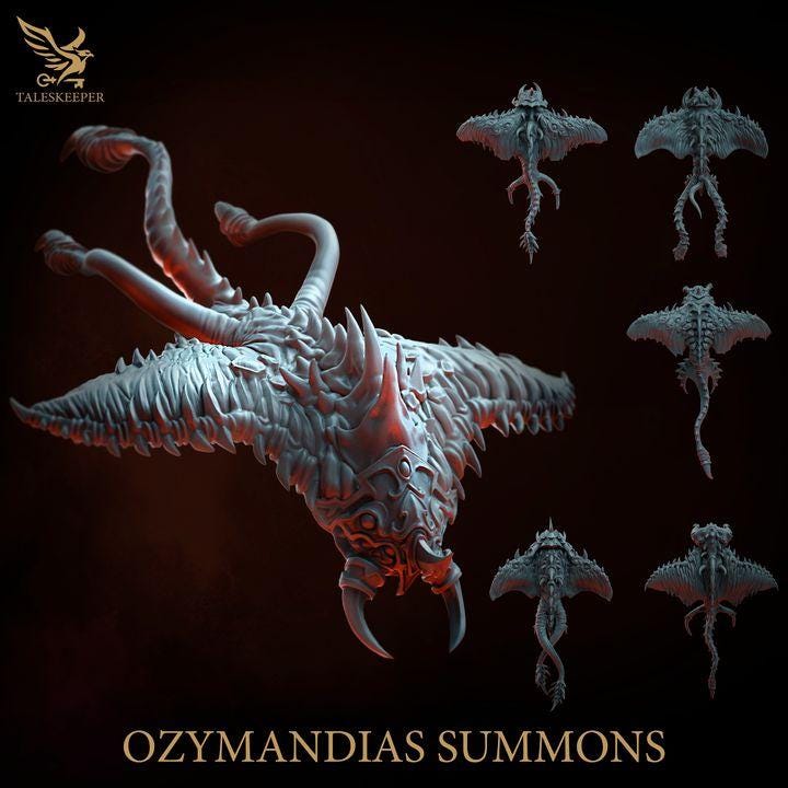 Ozymandias Summons - 32mm Resin Miniatures - Grimdark Tabletop Wrgame Army - RPG Mini Set DnD