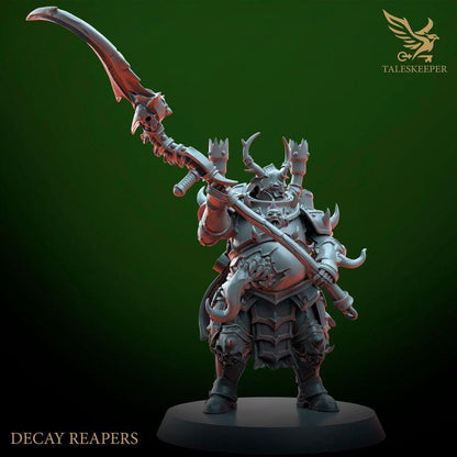 Decay Reapers - 32mm Resin Miniatures - Grimdark Tabletop Wrgame Army - RPG Mini Set DnD